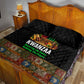 Kwanzaa Honoring The Roots Quilt Bed Set Pan African Kinara Unity Traditional Tribal Art