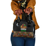 Kwanzaa Honoring The Roots Shoulder Handbag Pan African Kinara Unity Traditional Tribal Art