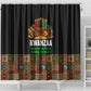 Kwanzaa Honoring The Roots Shower Curtain Pan African Kinara Unity Traditional Tribal Art