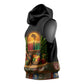Kwanzaa Honoring The Roots Sleeveless Hoodie Pan African Kinara Unity Traditional Tribal Art