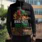 Kwanzaa Honoring The Roots Sleeveless Puffer Jacket Pan African Kinara Unity Traditional Tribal Art
