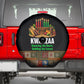 Kwanzaa Honoring The Roots Spare Tire Cover Pan African Kinara Unity Traditional Tribal Art