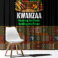 Kwanzaa Honoring The Roots Window Curtain Pan African Kinara Unity Traditional Tribal Art