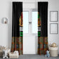 Kwanzaa Honoring The Roots Window Curtain Pan African Kinara Unity Traditional Tribal Art