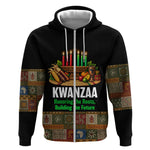 Kwanzaa Honoring The Roots Zip Hoodie Pan African Kinara Unity Traditional Tribal Art