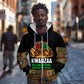 Kwanzaa Honoring The Roots Zip Hoodie Pan African Kinara Unity Traditional Tribal Art