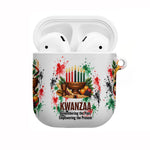 Kwanzaa Pan African AirPods Case - Mishumaa Saba - Black History - Watercolor Art