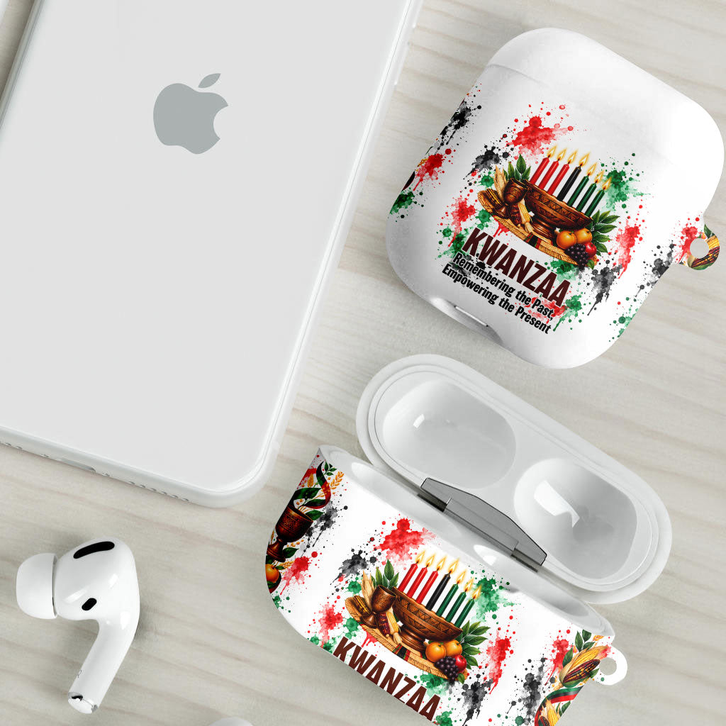 Kwanzaa Pan African AirPods Case - Mishumaa Saba - Black History - Watercolor Art