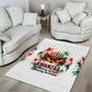Kwanzaa Pan African Area Rug - Mishumaa Saba - Black History - Watercolor Art