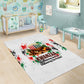 Kwanzaa Pan African Area Rug - Mishumaa Saba - Black History - Watercolor Art