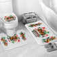 Kwanzaa Pan African Bathroom Set - Mishumaa Saba - Black History - Watercolor Art