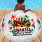Kwanzaa Pan African Beach Blanket - Mishumaa Saba - Black History - Watercolor Art