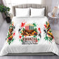 Kwanzaa Pan African Bedding Set - Mishumaa Saba - Black History - Watercolor Art