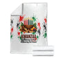 Kwanzaa Pan African Blanket - Mishumaa Saba - Black History - Watercolor Art