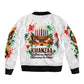 Kwanzaa Pan African Bomber Jacket - Mishumaa Saba - Black History - Watercolor Art