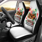 Kwanzaa Pan African Car Seat Cover - Mishumaa Saba - Black History - Watercolor Art