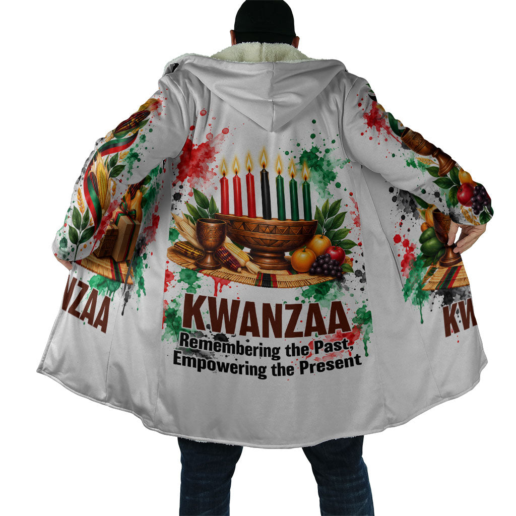 Kwanzaa Pan African Cloak - Mishumaa Saba - Black History - Watercolor Art