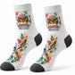 Kwanzaa Pan African Crew Socks - Mishumaa Saba - Black History - Watercolor Art