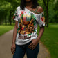 Kwanzaa Pan African Cross Shoulder Shirt - Mishumaa Saba - Black History - Watercolor Art