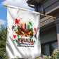 Kwanzaa Pan African Garden Flag - Mishumaa Saba - Black History - Watercolor Art