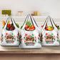 Kwanzaa Pan African Grocery Bag - Mishumaa Saba - Black History - Watercolor Art