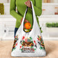 Kwanzaa Pan African Grocery Bag - Mishumaa Saba - Black History - Watercolor Art