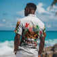 Kwanzaa Pan African Hawaiian Shirt - Mishumaa Saba - Black History - Watercolor Art