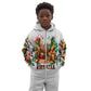 Kwanzaa Pan African Kid Hoodie - Mishumaa Saba - Black History - Watercolor Art