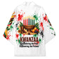 Kwanzaa Pan African Kimono - Mishumaa Saba - Black History - Watercolor Art