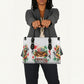 Kwanzaa Pan African Leather Bag - Mishumaa Saba - Black History - Watercolor Art