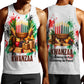 Kwanzaa Pan African Men Tank Top - Mishumaa Saba - Black History - Watercolor Art
