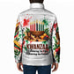 Kwanzaa Pan African Padded Jacket - Mishumaa Saba - Black History - Watercolor Art