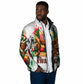 Kwanzaa Pan African Padded Jacket - Mishumaa Saba - Black History - Watercolor Art