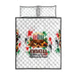 Kwanzaa Pan African Quilt Bed Set - Mishumaa Saba - Black History - Watercolor Art