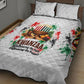 Kwanzaa Pan African Quilt Bed Set - Mishumaa Saba - Black History - Watercolor Art