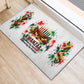 Kwanzaa Pan African Rubber Doormat - Mishumaa Saba - Black History - Watercolor Art