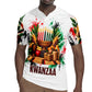 Kwanzaa Pan African Rugby Jersey - Mishumaa Saba - Black History - Watercolor Art