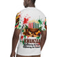 Kwanzaa Pan African Rugby Jersey - Mishumaa Saba - Black History - Watercolor Art