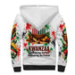 Kwanzaa Pan African Sherpa Hoodie - Mishumaa Saba - Black History - Watercolor Art