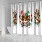 Kwanzaa Pan African Shower Curtain - Mishumaa Saba - Black History - Watercolor Art