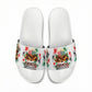 Kwanzaa Pan African Slide Sandals - Mishumaa Saba - Black History - Watercolor Art