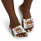 Kwanzaa Pan African Slide Sandals - Mishumaa Saba - Black History - Watercolor Art