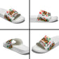 Kwanzaa Pan African Slide Sandals - Mishumaa Saba - Black History - Watercolor Art
