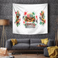 Kwanzaa Pan African Tapestry - Mishumaa Saba - Black History - Watercolor Art