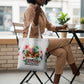 Kwanzaa Pan African Tote Bag - Mishumaa Saba - Black History - Watercolor Art