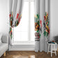 Kwanzaa Pan African Window Curtain - Mishumaa Saba - Black History - Watercolor Art