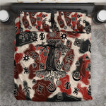 Adinkra Baobab Roots Bedding Set African Ancestral Spirit Design - African Pride