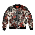 Adinkra Baobab Roots Bomber Jacket African Ancestral Spirit Design - African Pride