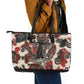Adinkra Baobab Roots Leather Tote Bag African Ancestral Spirit Design - African Pride