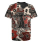Adinkra Baobab Roots Rugby Jersey African Ancestral Spirit Design - African Pride